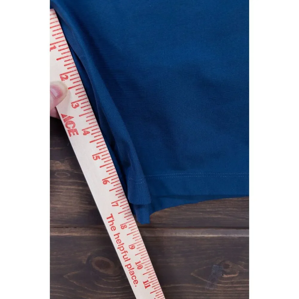 Lululemon ABC Classic Fit Mens Shorts 38 Blue Warpstream Classic Fit 7 Inch NWT